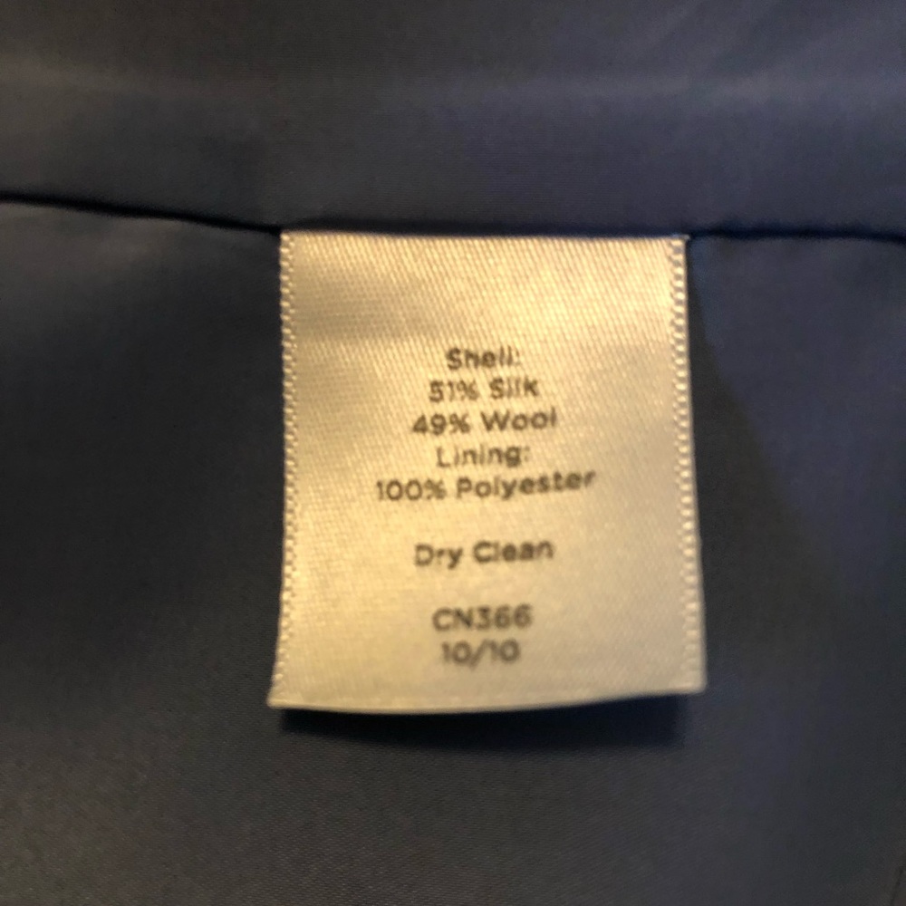 Talbots Powder Blue Sheath Cocktail Dress - Picture 14 of 16